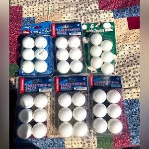 NIP Table Tennis Balls. Qty of 36. 40 mm- Regulation Size. White.